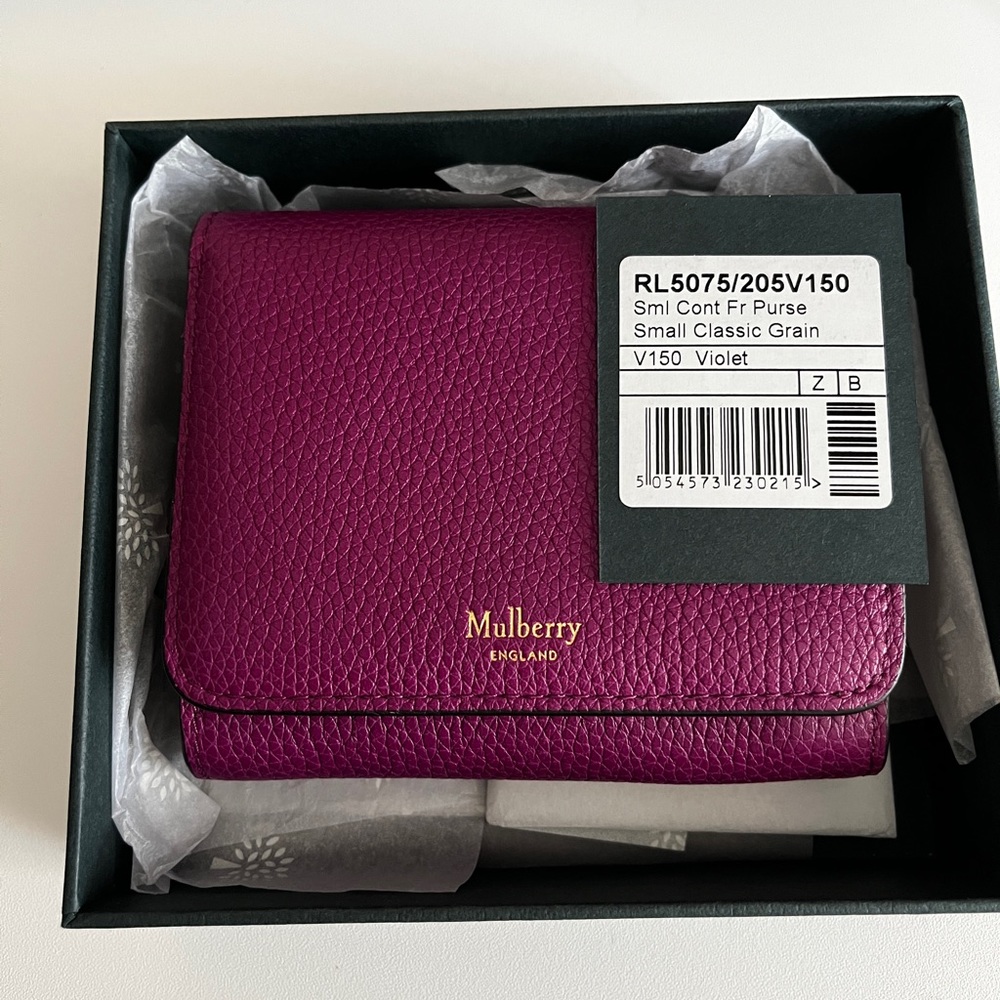 Mulberry Small Continental French Wallet.